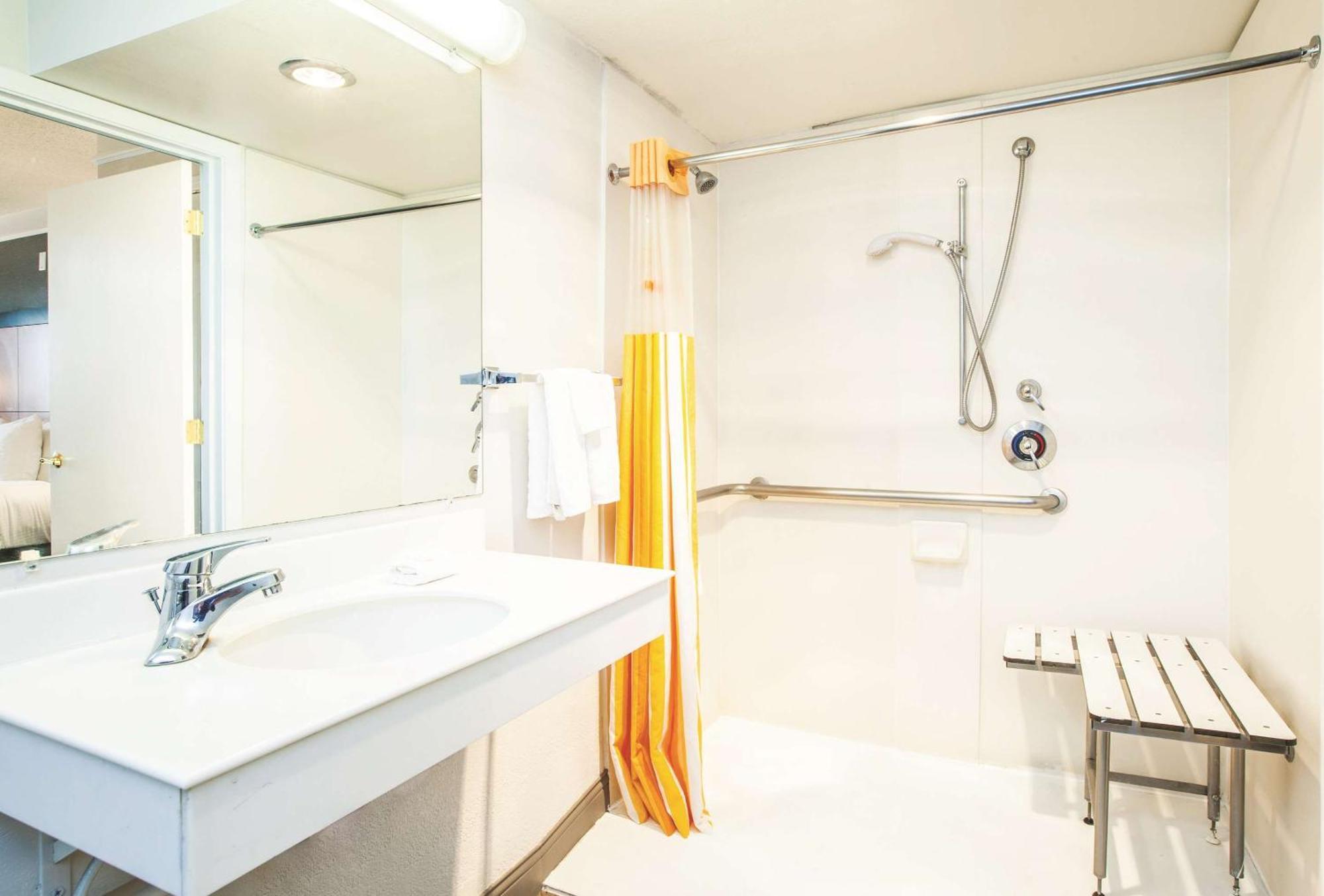 Double Room Two Double Beds Roll Shower Mobility Accessible or Non-Smoking