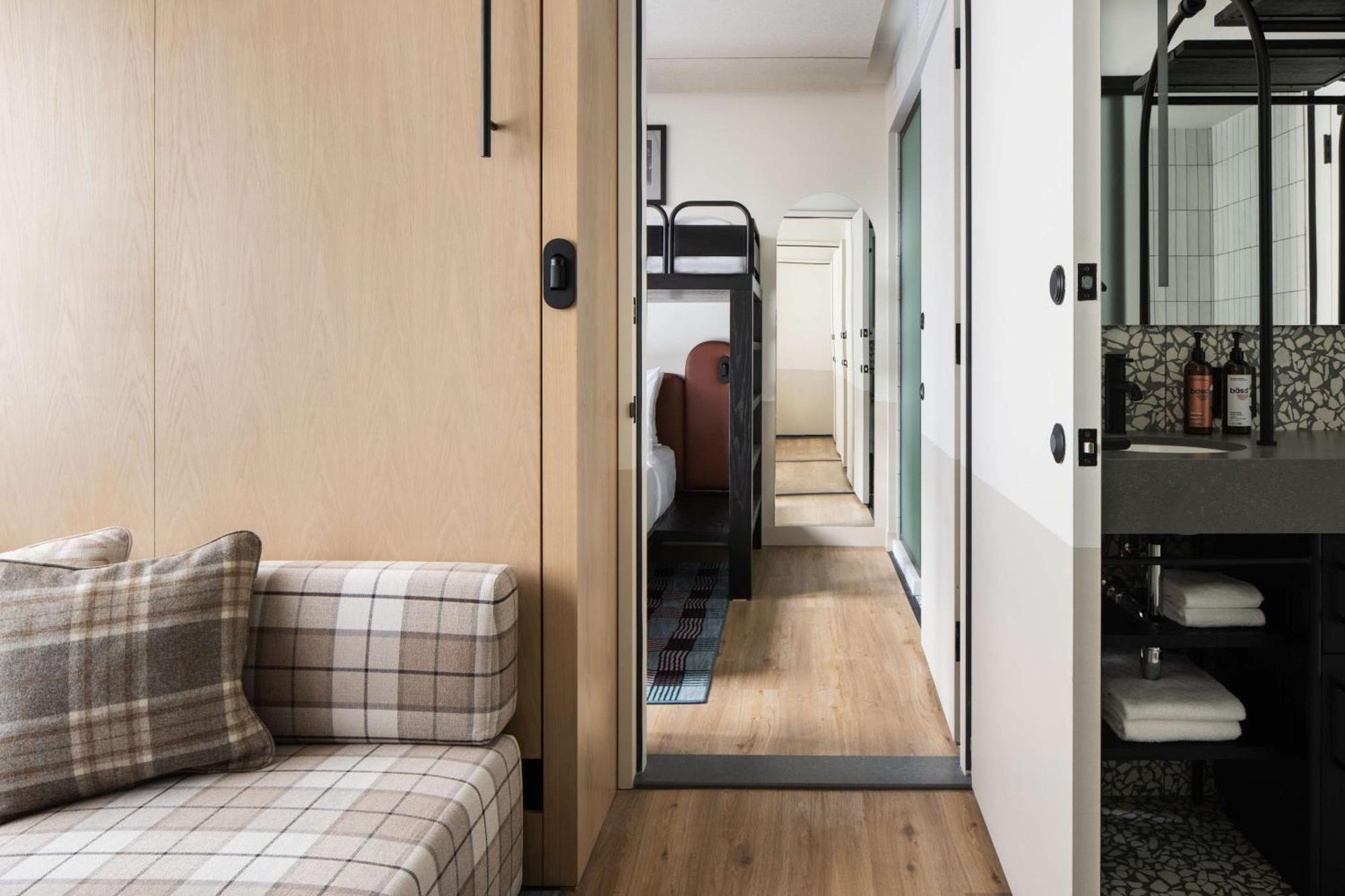 Room One Twin Over Queen Bunk Bed
