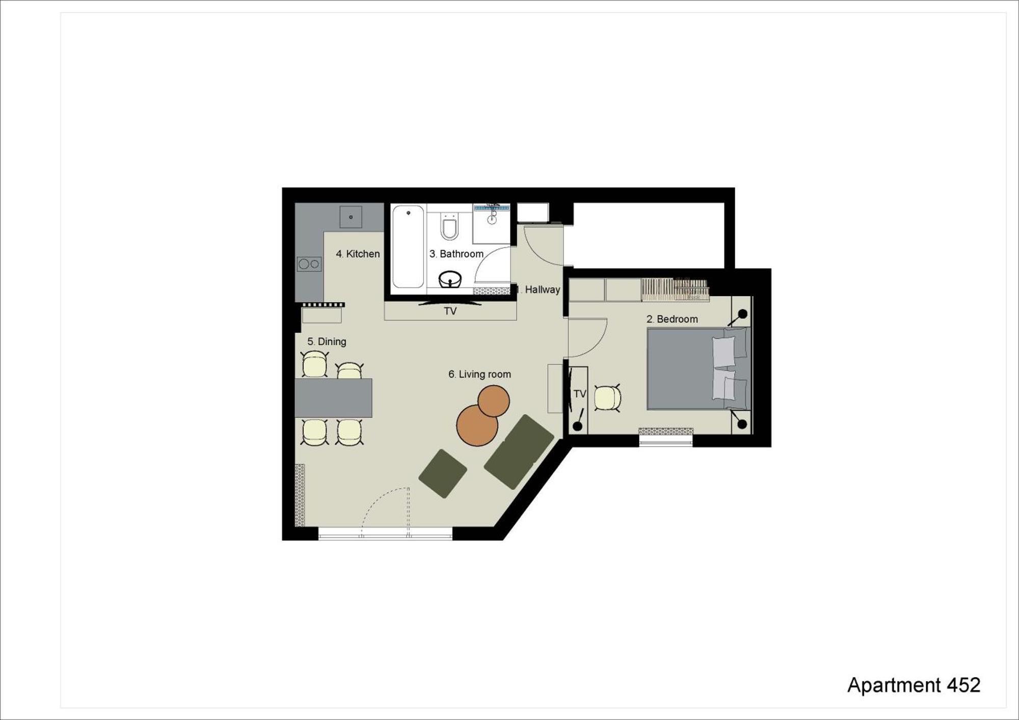 STUDIO-APP452 mit extra Schlafzimmer & Terrasse,1649011804:JPEG