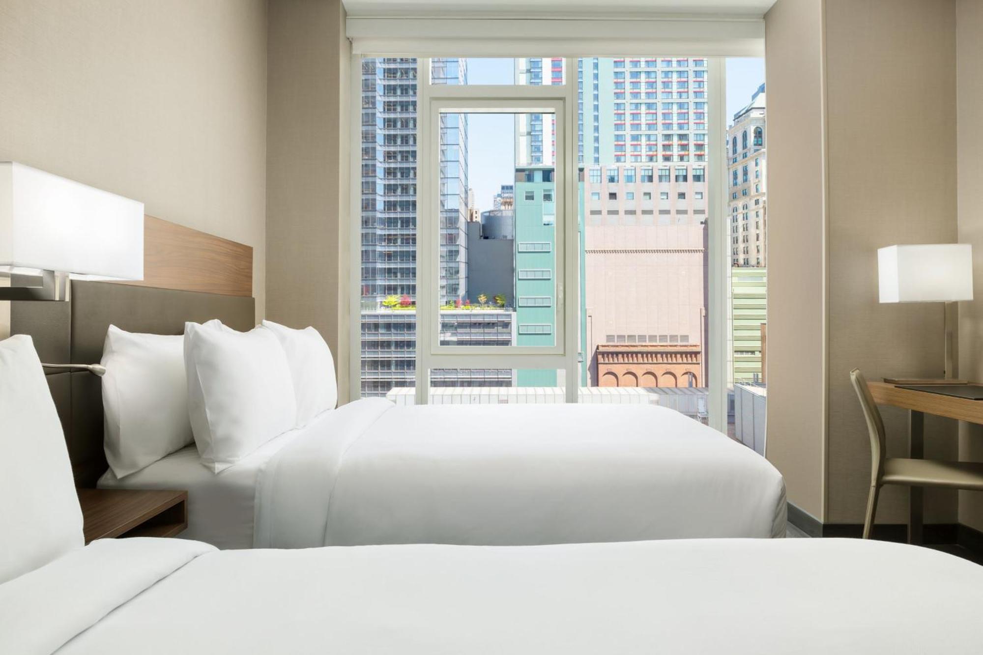Double Room Two Double Beds City View