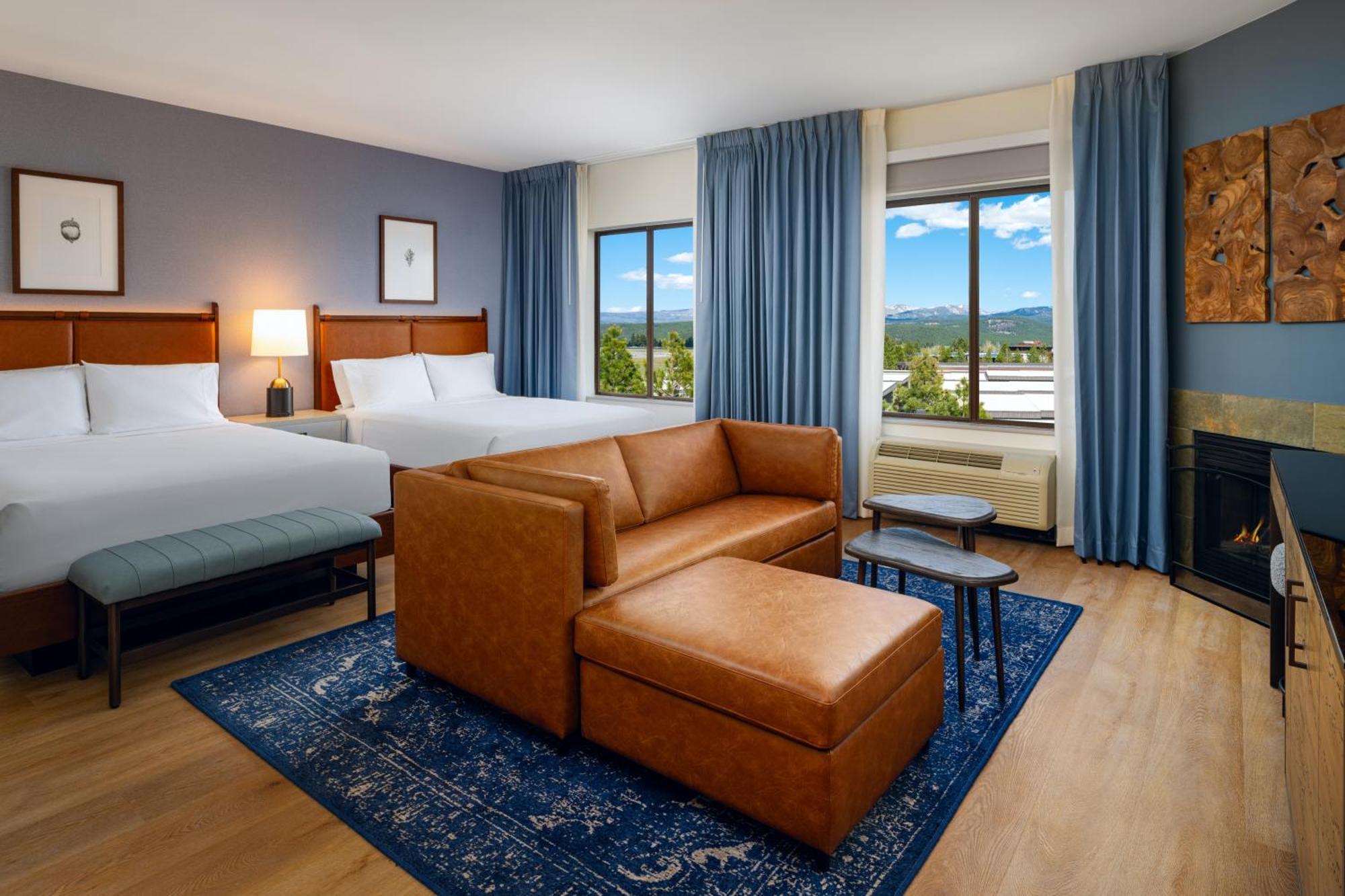 Studio Suite with Two Queen Beds and Sofa Bed