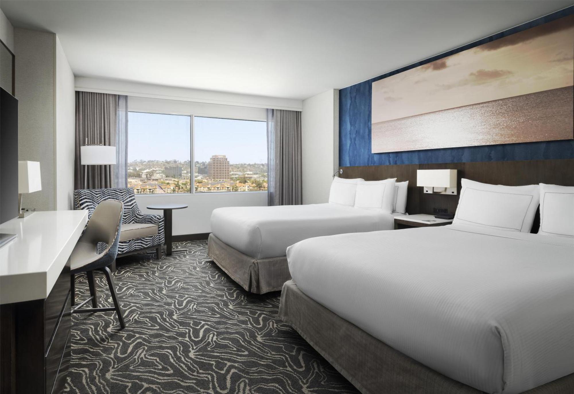 Top Floors 12-14 Queen Room Two Queen Beds