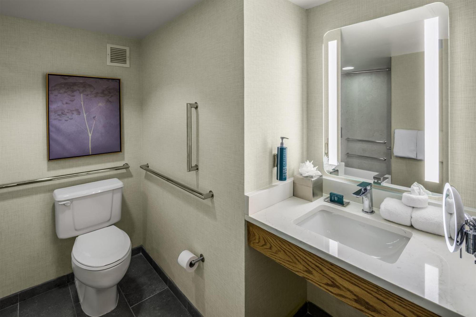 King Room Accessible Tub Mobility Access or Non-Smoking