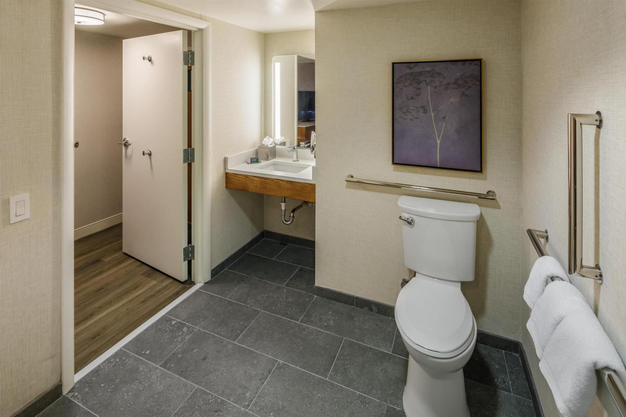 King Room Accessible Tub Mobility Access or Non-Smoking