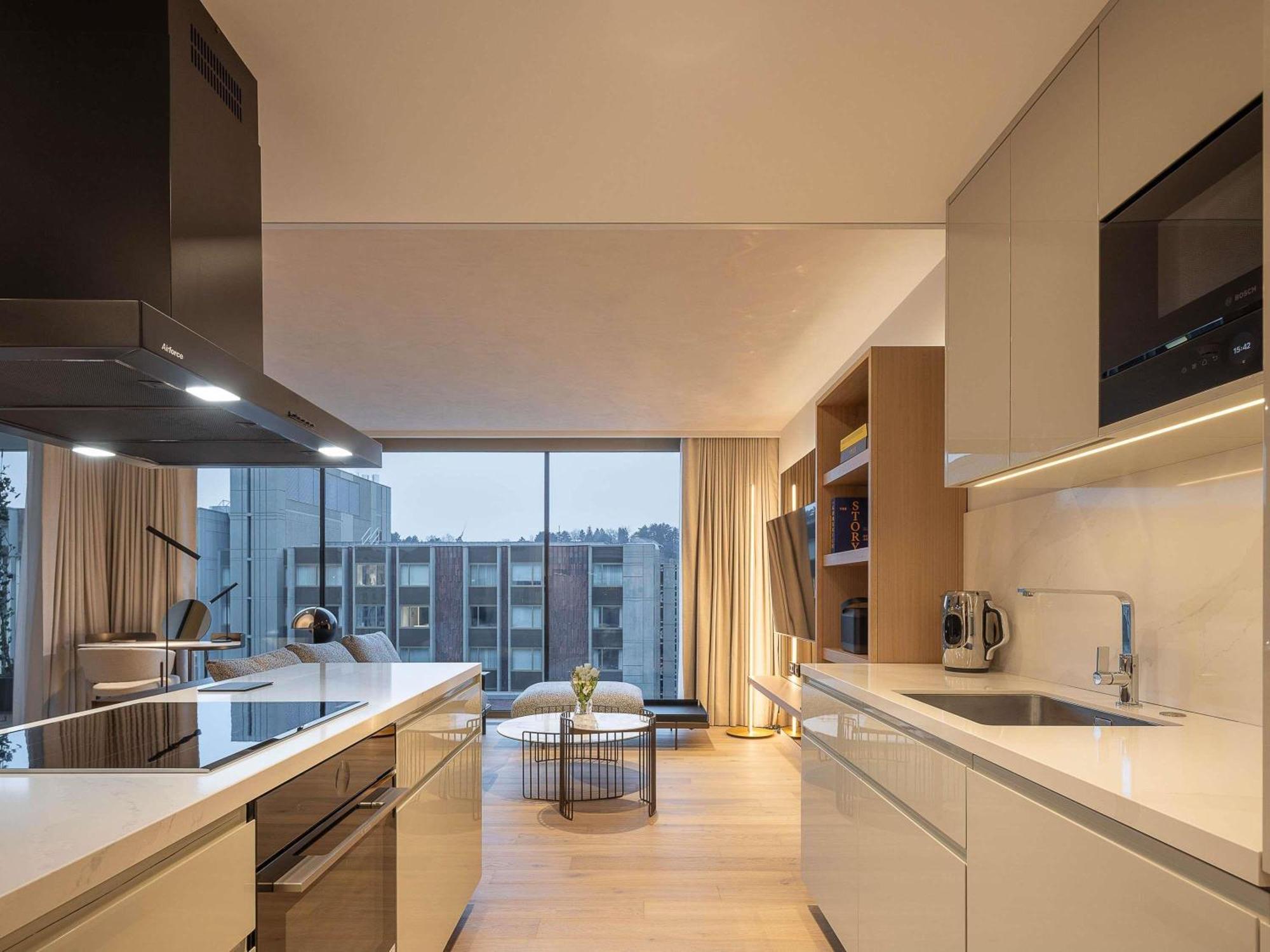 Residence met één slaapkamer, kingsize bed en keuken