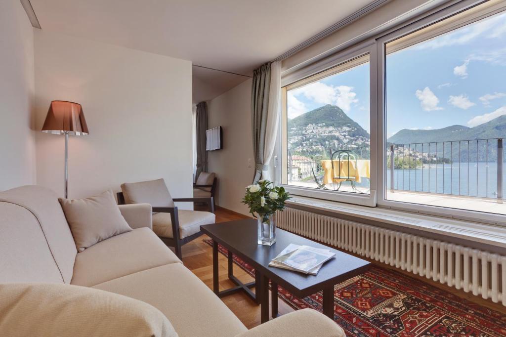 Suite mit 2 Schlafzimmern, Seeblick und Terrasse