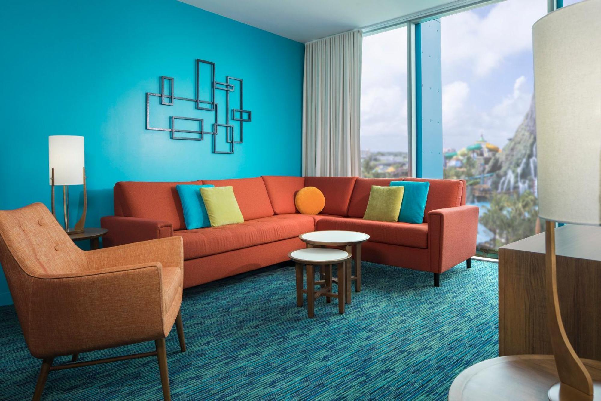Suíte de 2 Quartos com Vista do Parque Aquático (Inclui Entrada Antecipada no Parque)